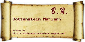 Bottenstein Mariann névjegykártya
